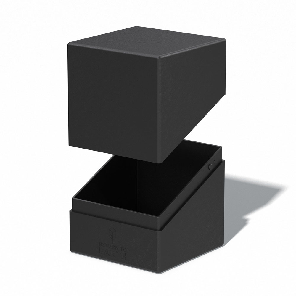 Ultimate Guard Return To Earth Boulder Deck Case 100+ Standard Size Black - Loaded Dice