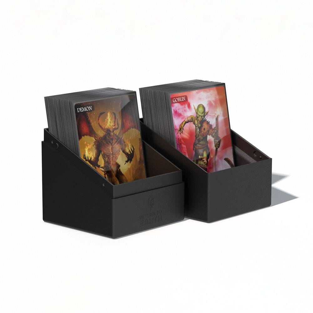 Ultimate Guard Return To Earth Boulder Deck Case 100+ Standard Size Black - Loaded Dice