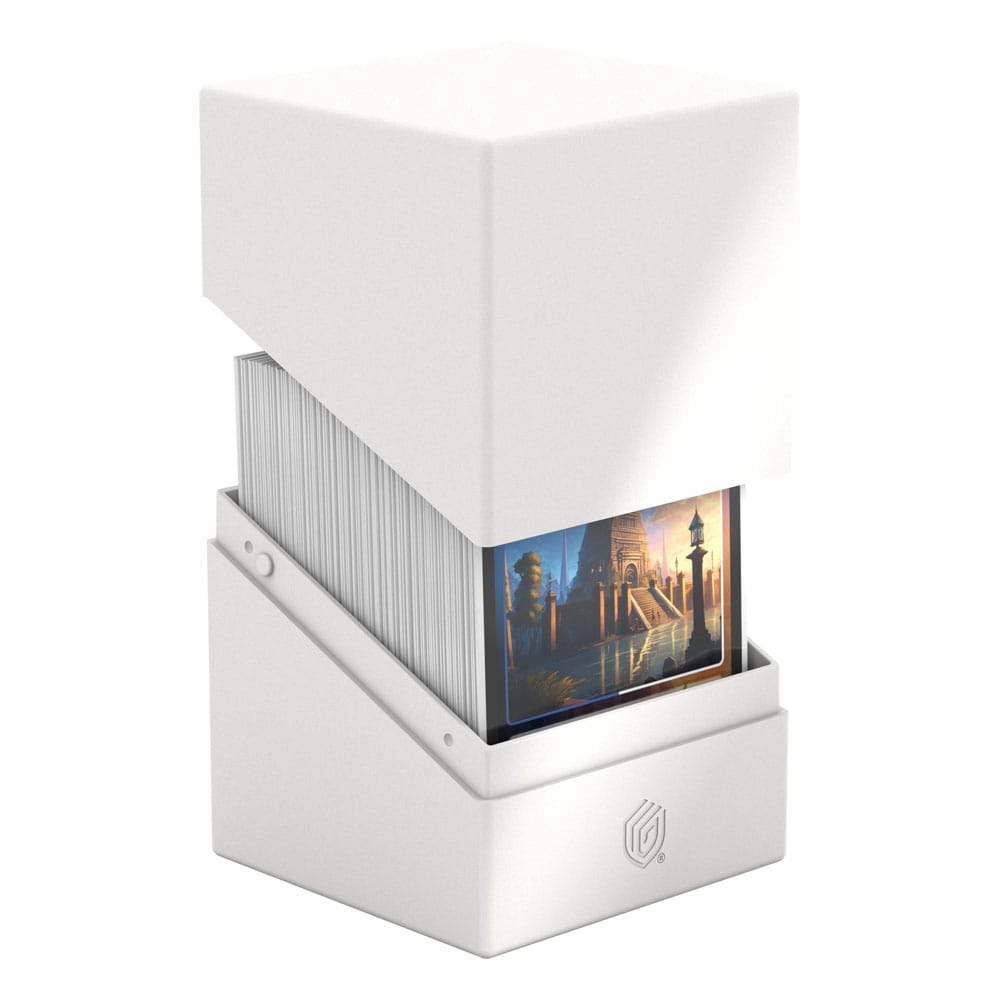 Ultimate Guard - Boulder Deck Case 100+ Solid White - Loaded Dice