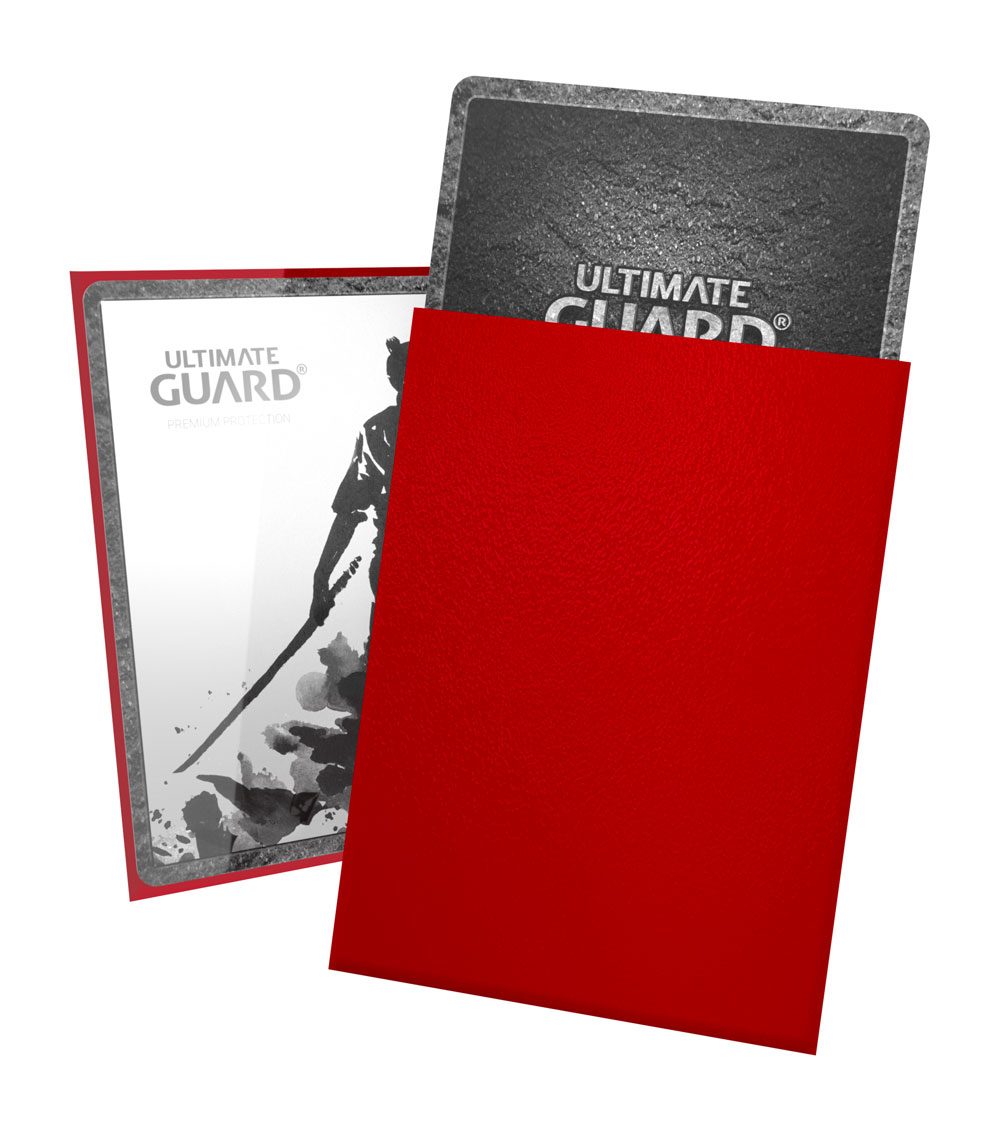Ultimate Guard Katana Sleeves Standard Size Red (100) - Loaded Dice
