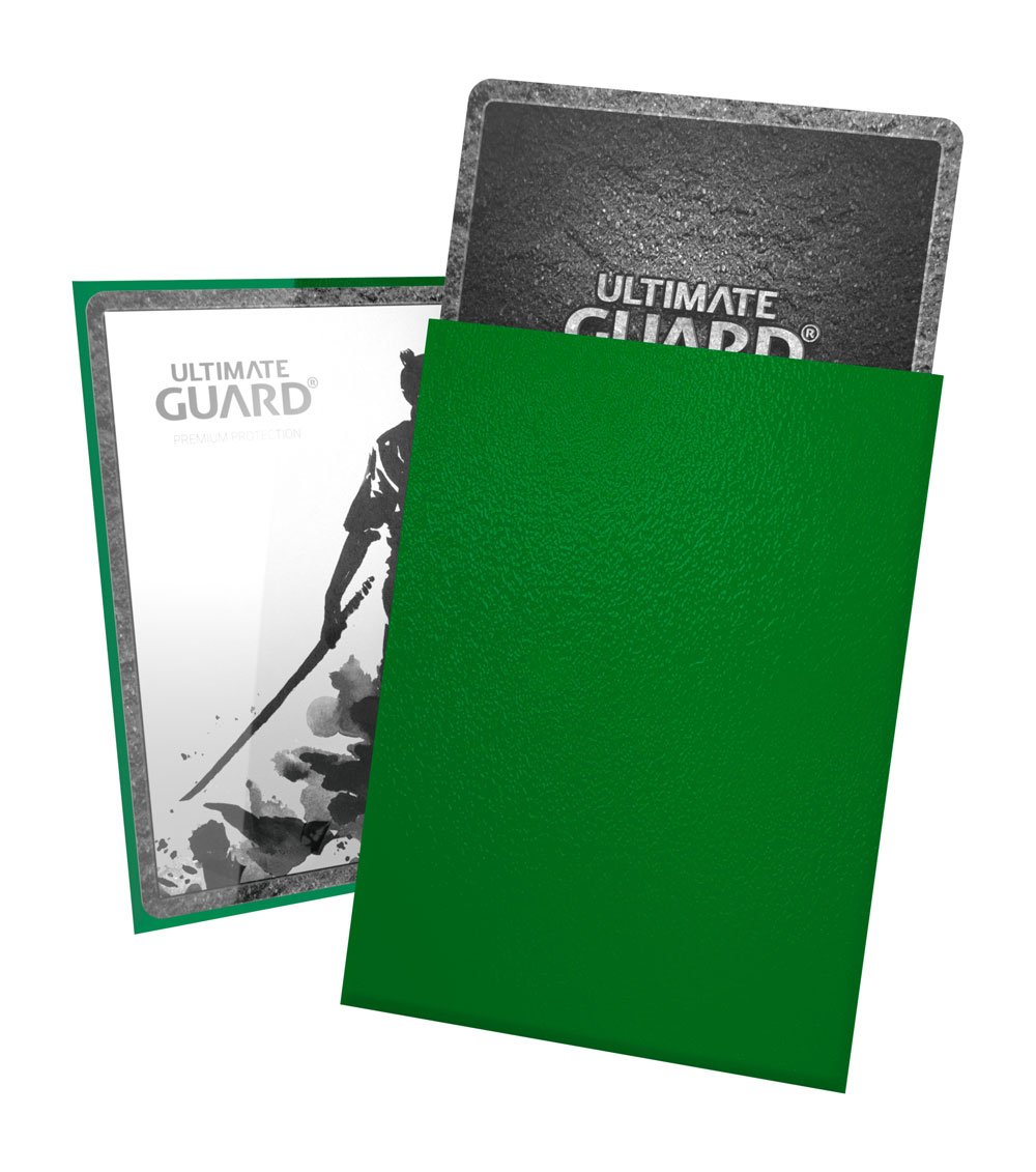 Ultimate Guard Katana Sleeves Standard Size Green (100) - Loaded Dice