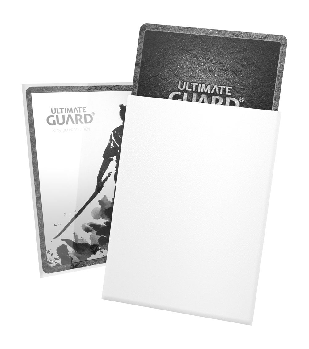 Ultimate Guard Katana Sleeves Standard Size White (100) - Loaded Dice