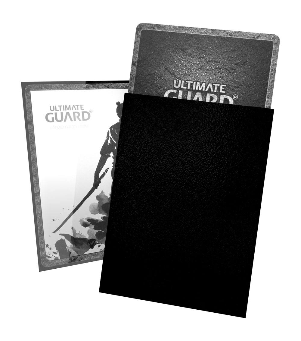 Ultimate Guard Katana Sleeves Standard Size Black (100) - Loaded Dice