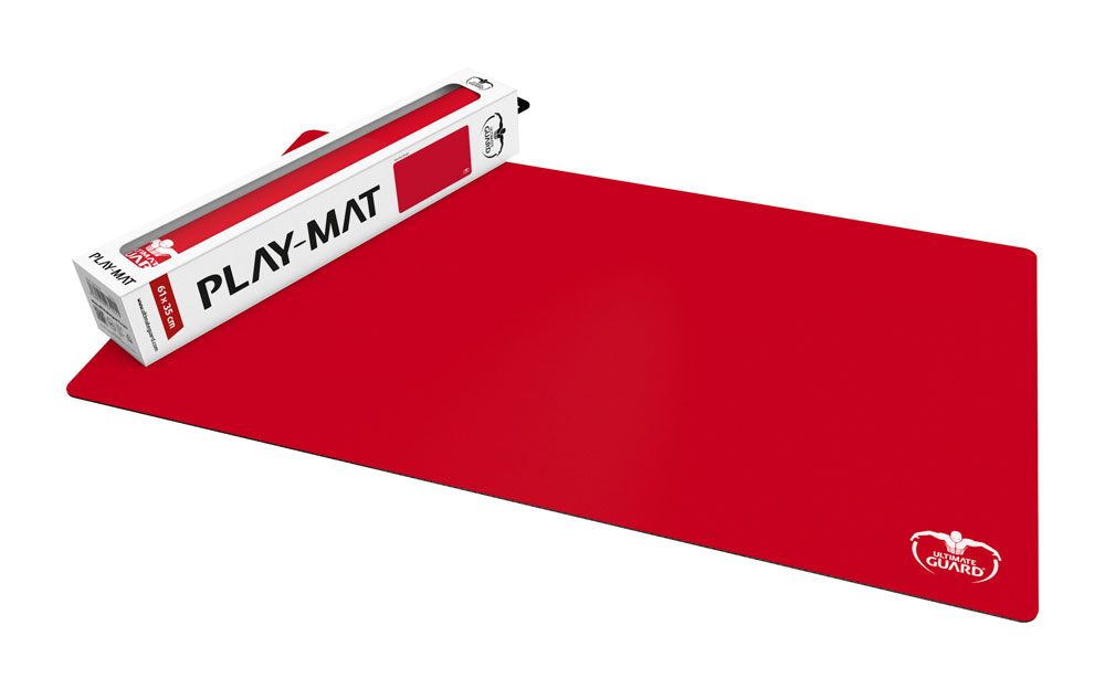 Ultimate Guard Play-Mat Monochrome Red 61 x 35cm - Loaded Dice