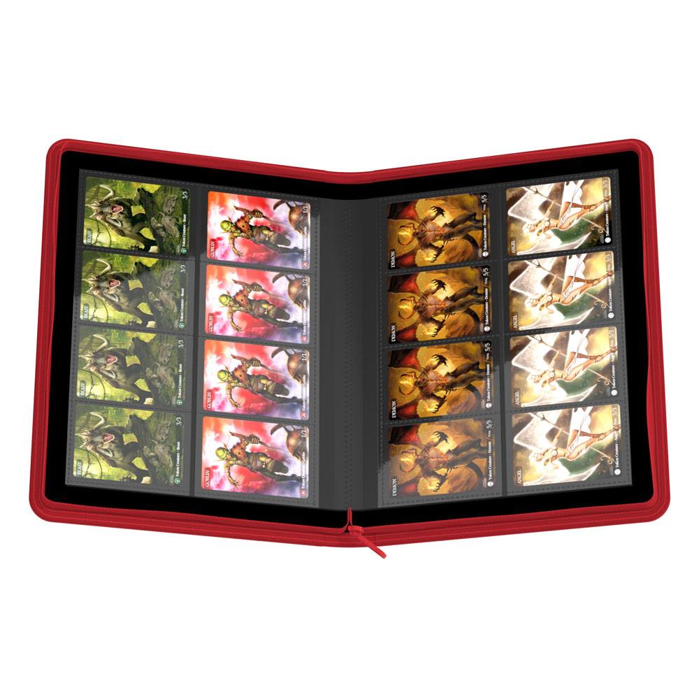 Ultimate Guard Zipfolio 320 16-Pocket Xenoskin - Red