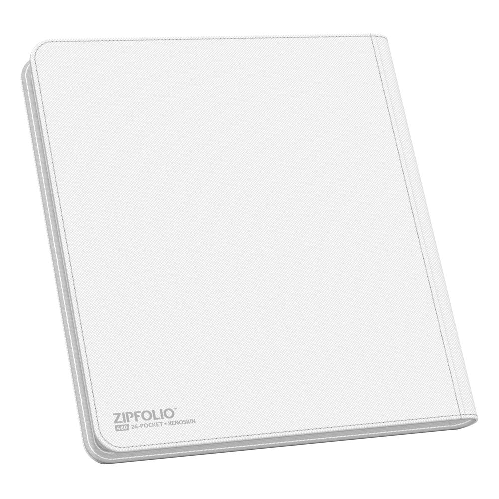 Ultimate Guard Zipfolio 480 24-Pocket Xenoskin - White