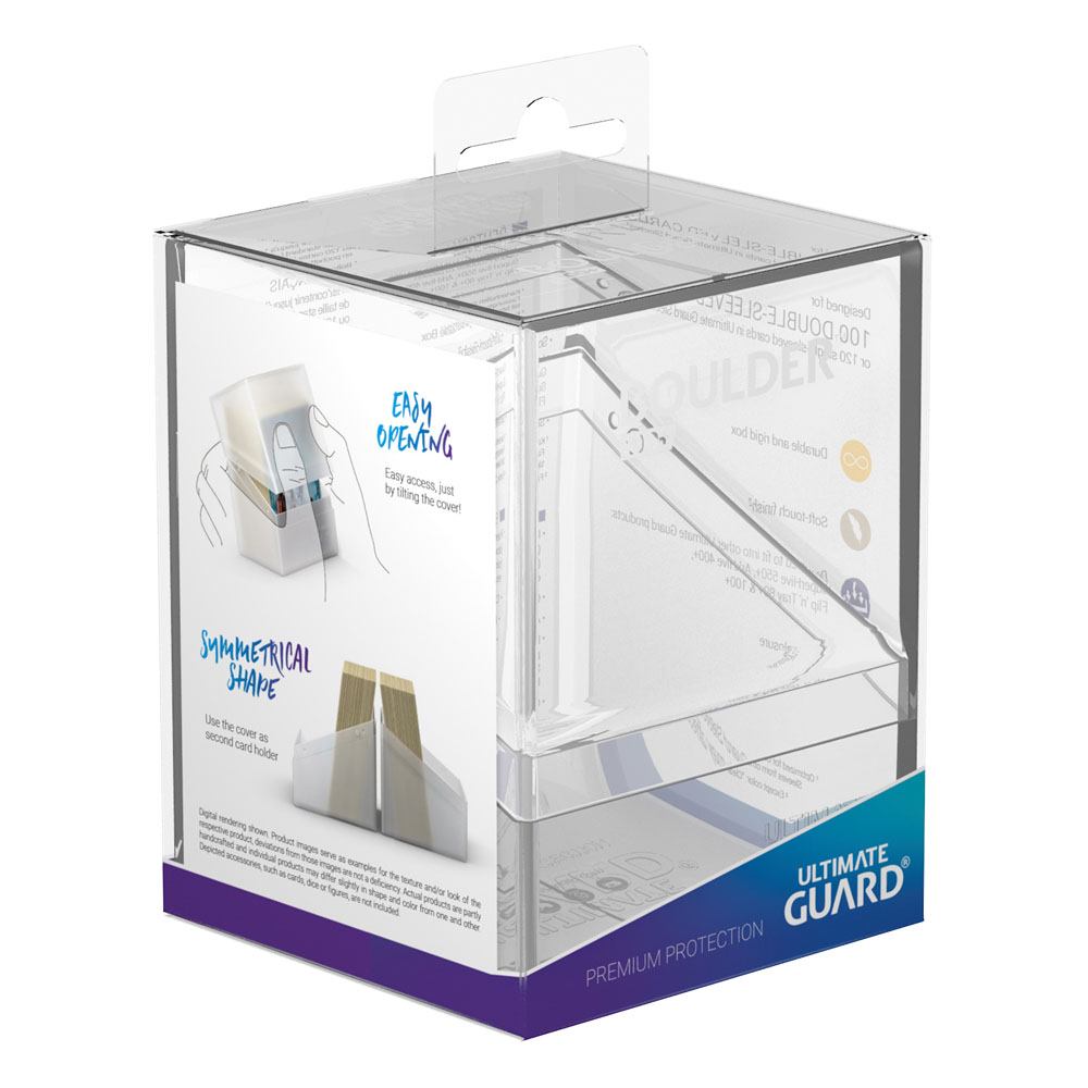 Ultimate Guard - Boulder Deck Case 100+ Clear - Loaded Dice