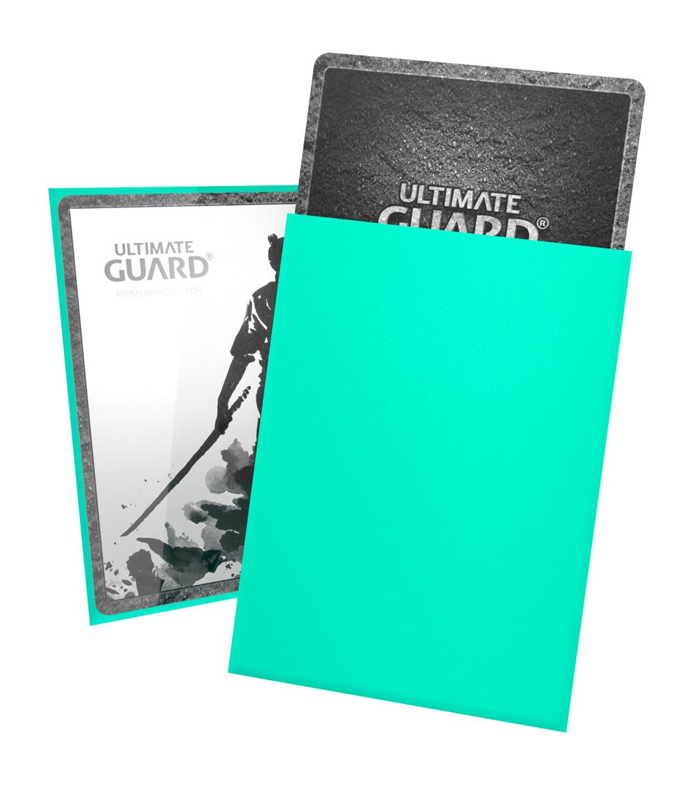 Ultimate Guard Katana Sleeves Standard Size Turquoise (100) - Loaded Dice
