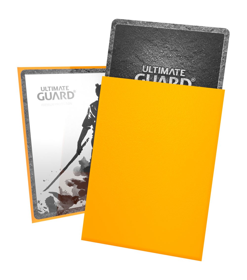 Ultimate Guard Katana Sleeves Standard Size Yellow (100) - Loaded Dice