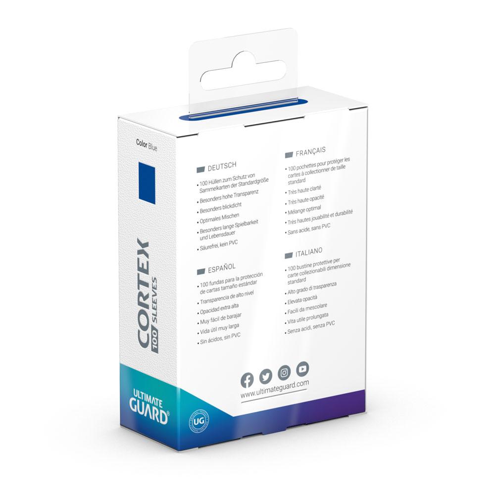 Ultimate Guard Cortex Sleeves Standard Size Blue (100) - Loaded Dice