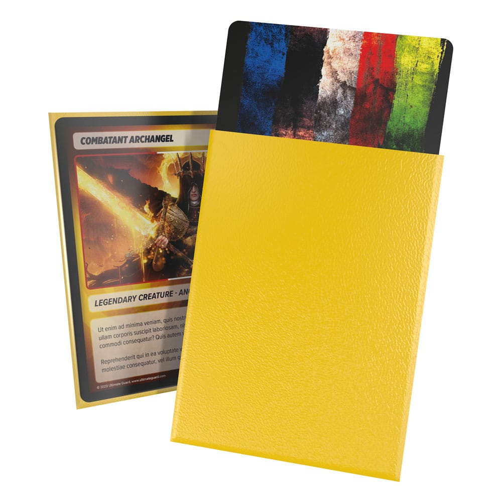 Ultimate Guard Cortex Sleeves Standard Size Matte Yellow (100) - Loaded Dice