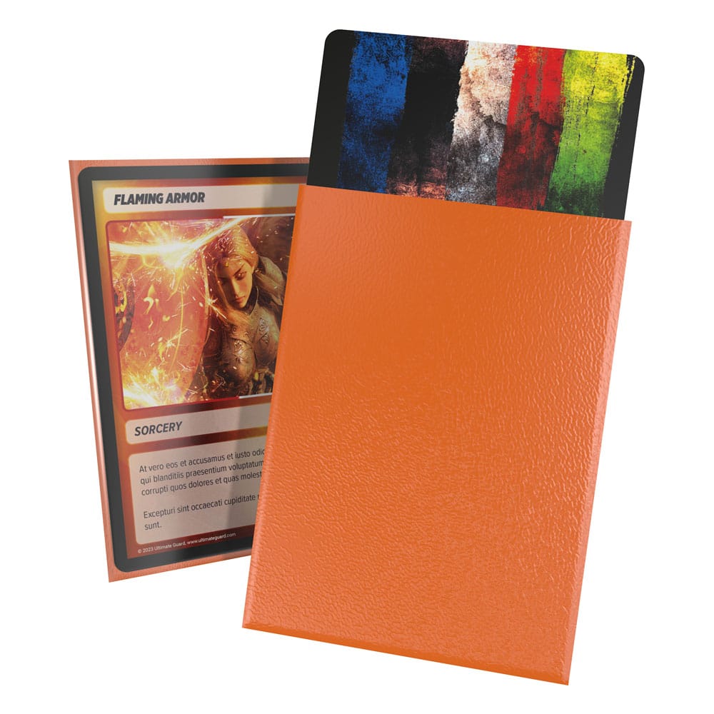 Ultimate Guard Cortex Sleeves Standard Size Matte Orange (100) - Loaded Dice
