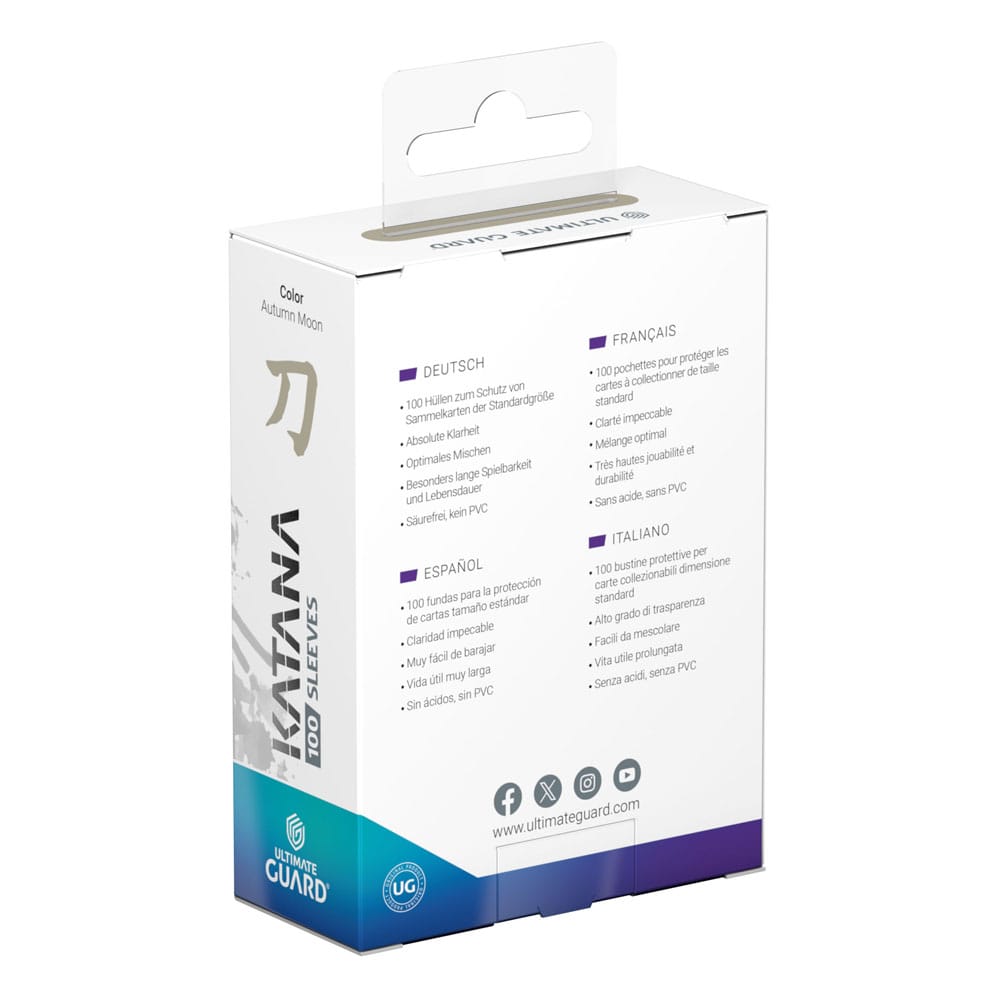 Ultimate Guard Katana Sleeves Standard Size (100) - Autumn Moon - Loaded Dice