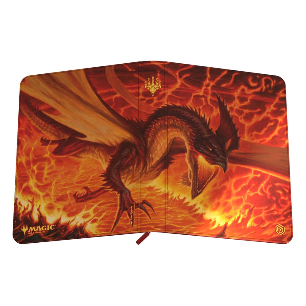 Ultimate Guard Zipfolio 360 Xenoskin Magic: The Gathering "Tarkir: Dragonstorm" - Magmatic Hellkite