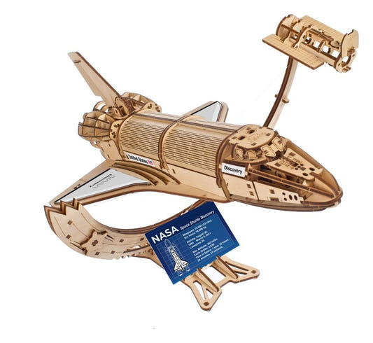 NASA Wooden Model Kit Space Shuttle Discovery