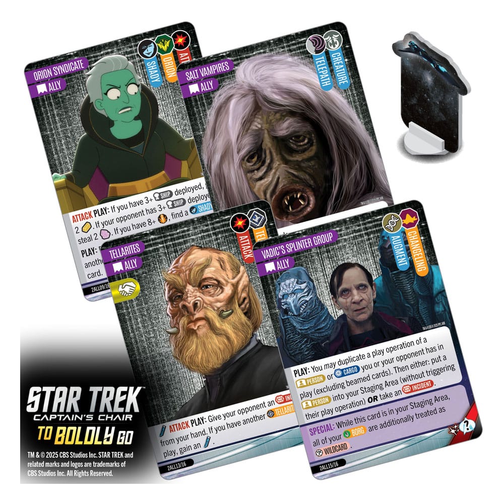 Star Trek: Captain's Chair Card Game To Boldly Go *English Version*