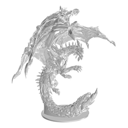 WizKids D&D Nolzur's Adult Amethyst Dragon unpainted miniature