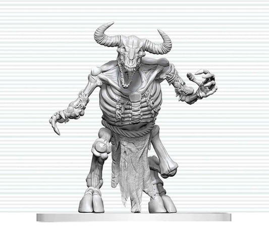 Dungeons & Dragons Nolzur's Marvelous Miniatures Unpainted Miniature Minotaur Skeleton 17 cm
