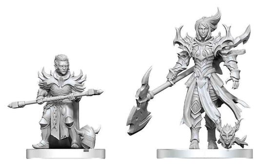 Pathfinder Battles Deep Cuts Unpainted Miniature Pyre & Godclaw Hellknights 14 cm
