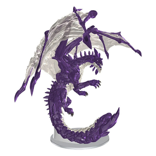 D&D Icons of the Realms Boxed prepainted Miniatures Adult Amethyst Dragon 38 cm