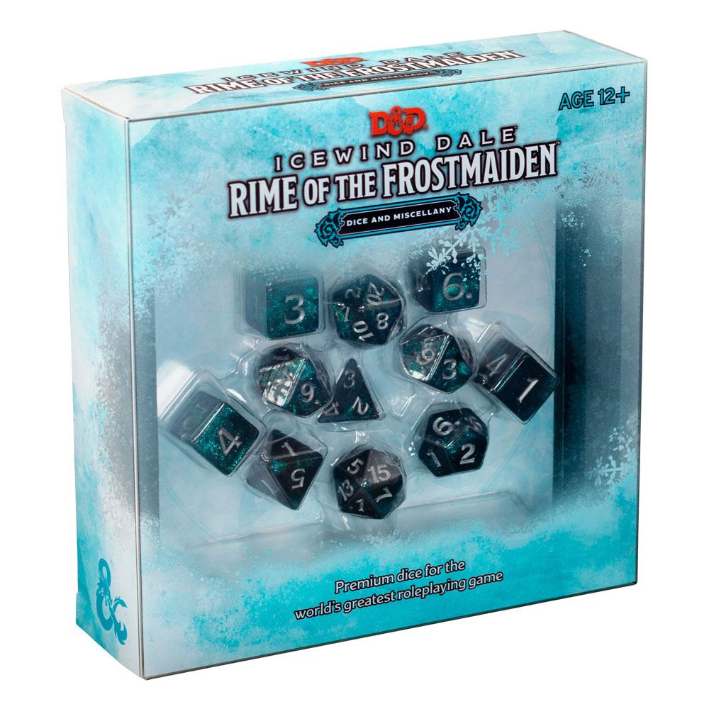 Dungeons & Dragons RPG Dice Set Icewind Dale: Rime of the Frostmaiden - Loaded Dice Barry Vale of Glamorgan CF64 3HD