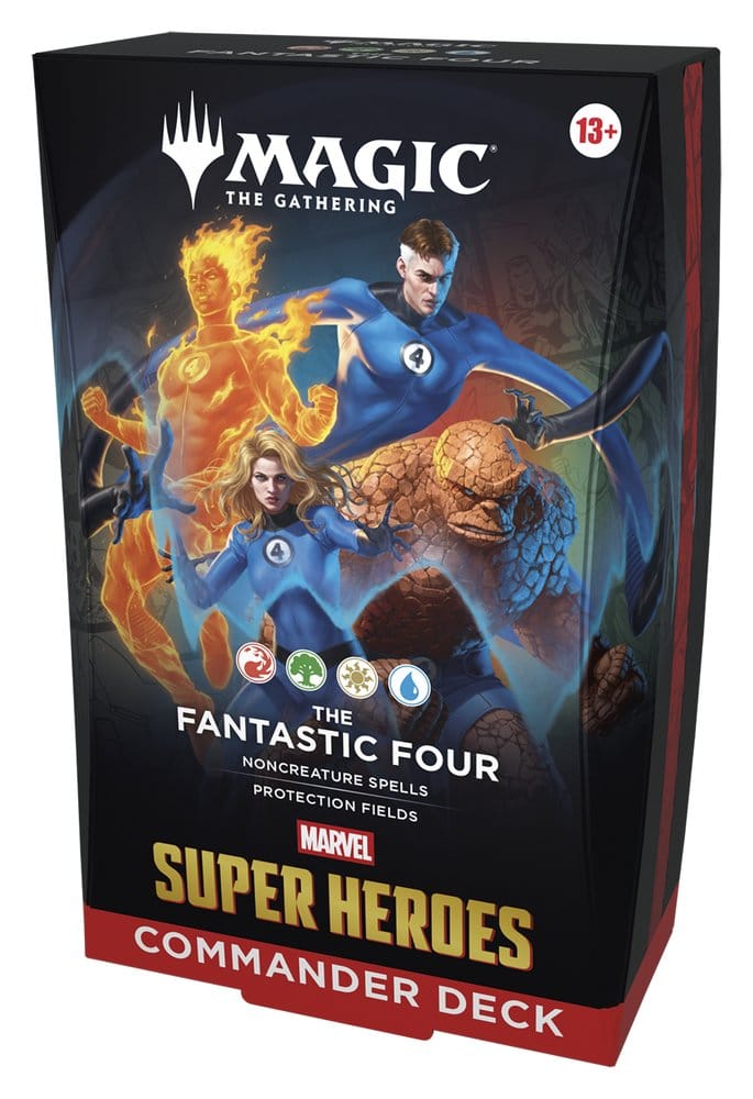 Magic the Gathering Marvel Super Heroes Commander Decks Case (4) english