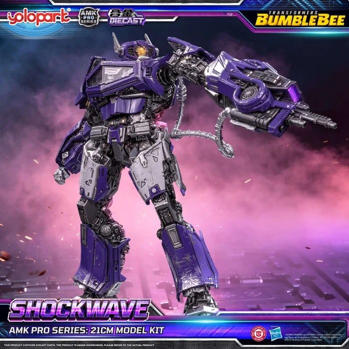 Transformers: Bumblebee the Movie AMK PRO Series Plastic Model Kit Shockwave 21 cm