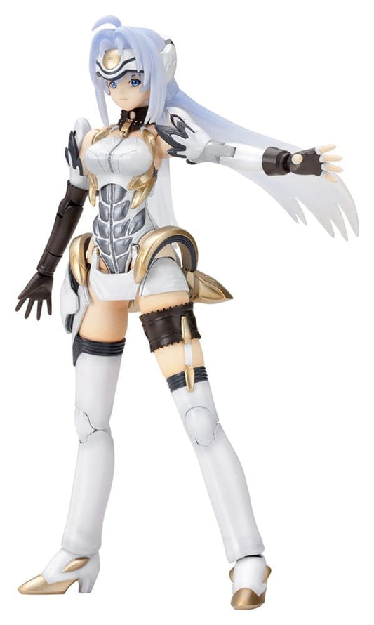 Kotobukiya Xenosaga 1/12 KOS-MOS Ver.1 plastic model kit built in white with long blue hair