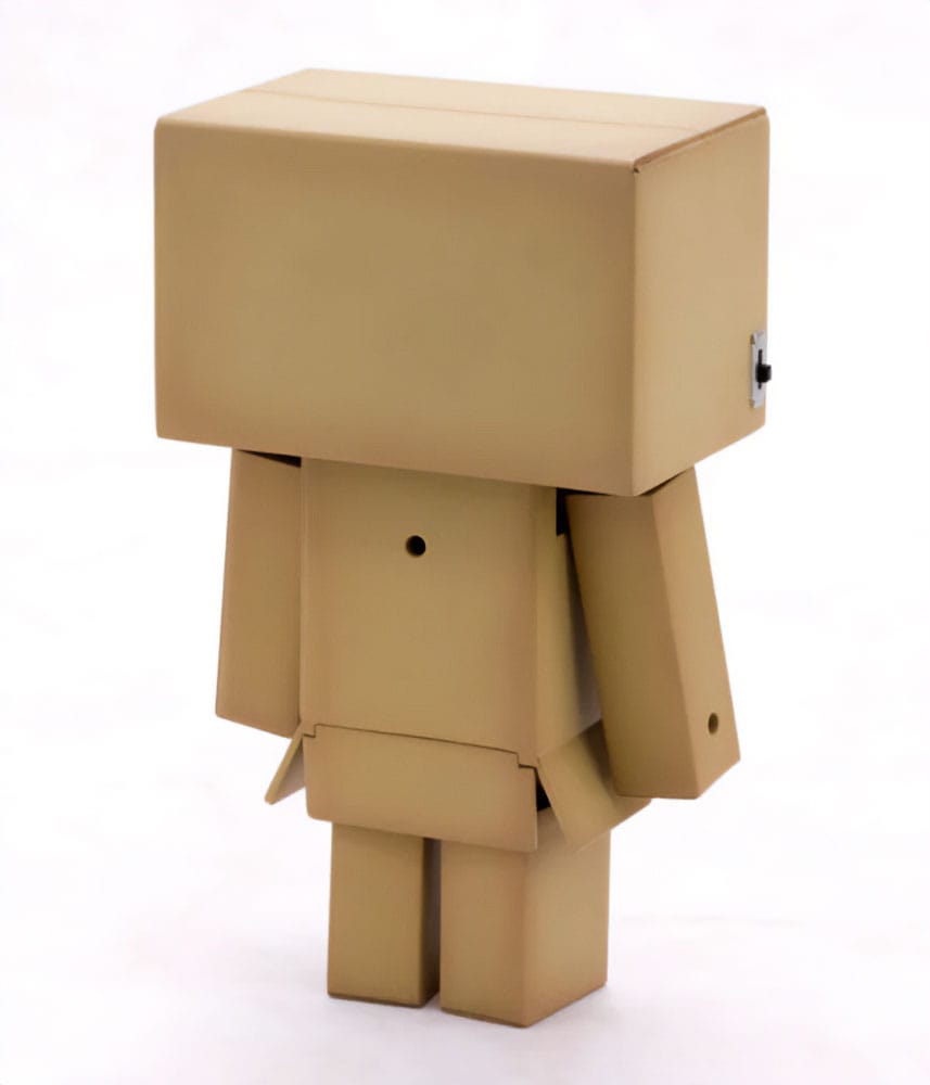 Kotobukiya Danboard kit side view showing switch detail on the head