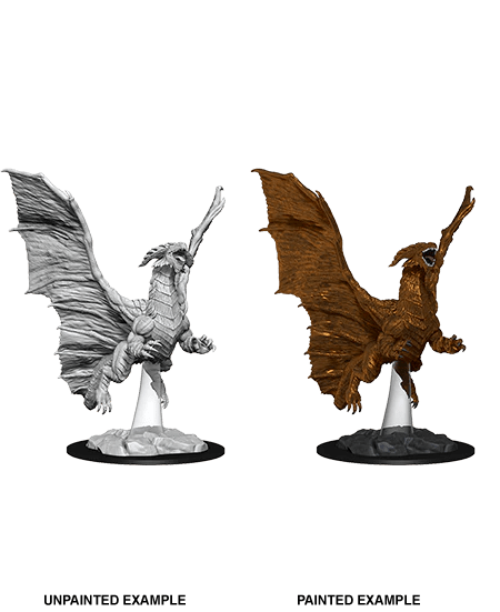 Young Copper Dragon: D&D Nolzur's Marvelous Unpainted Miniature (W8) - Loaded Dice