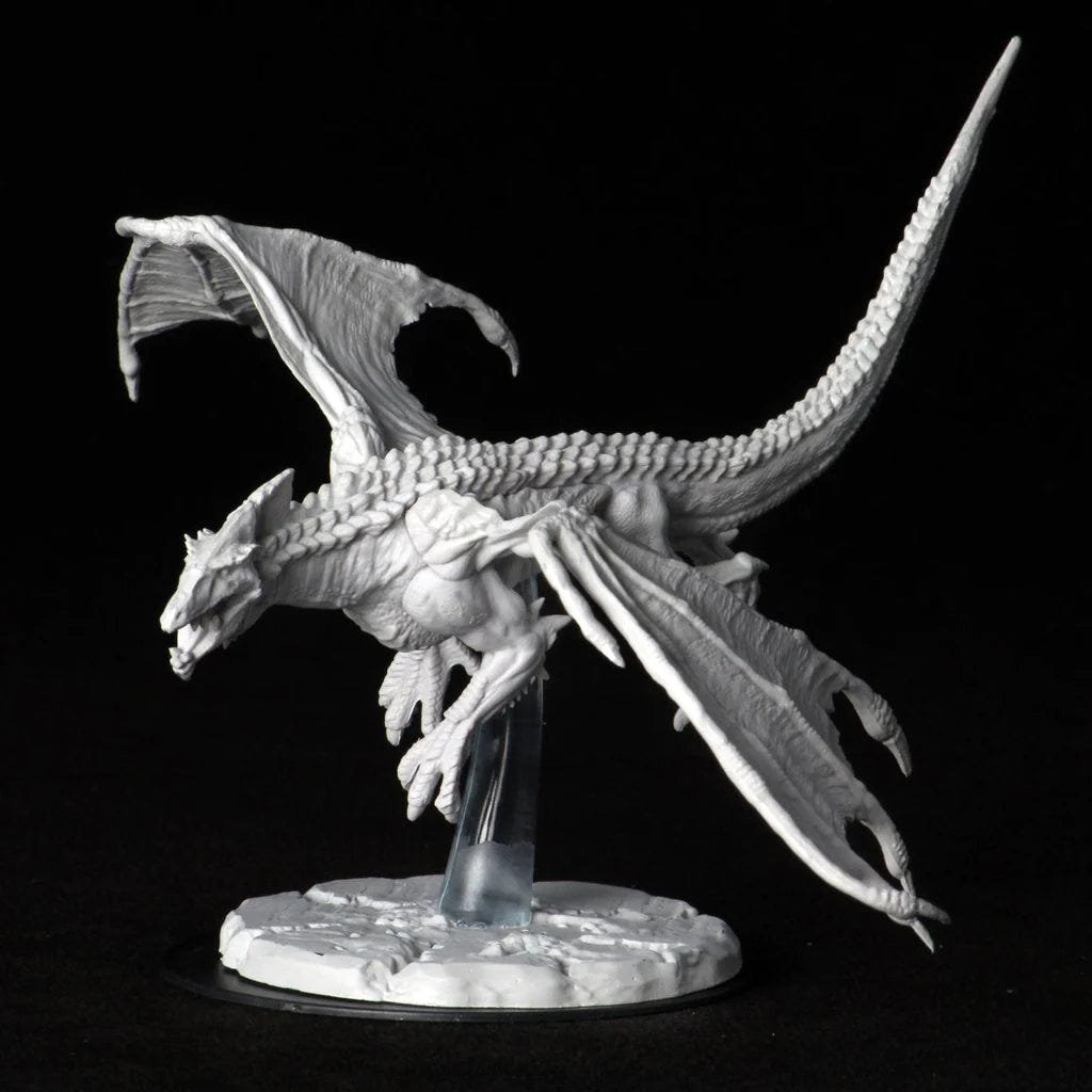 Young White Dragon: D&D Nolzur's Marvelous Unpainted Miniatures (W9) - Loaded Dice