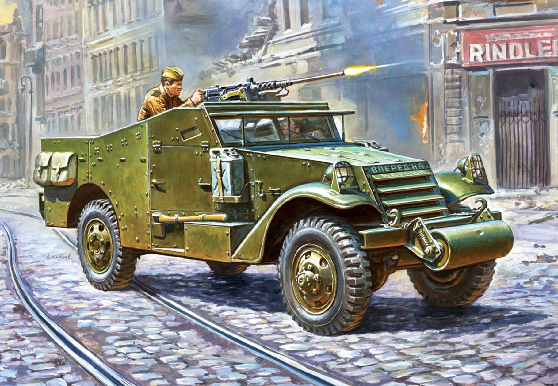 Zvezda 1:35 M-3 Armored Scout Car - Z3519