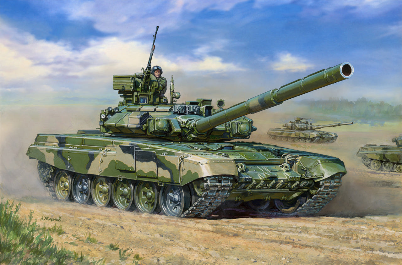 Zvezda 1:35 T-90 Russian MBT - Z3573