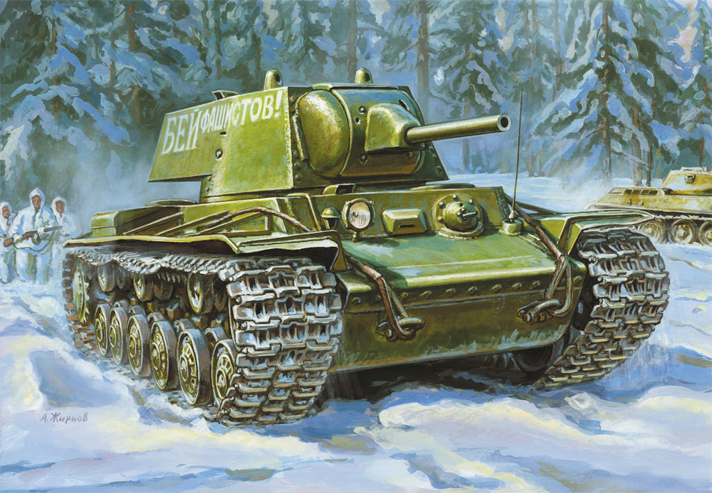 Zvezda 1:35 KV-1 mod. 1940 (RR) - Z3624