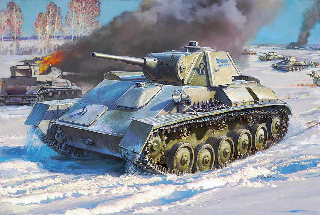 Zvezda 1:35 Soviet tank T-70 - Z3631