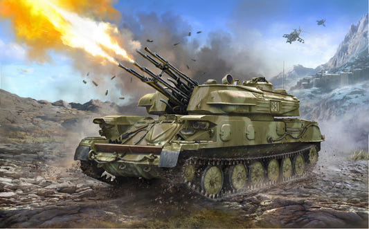 Zvezda 1:35 Shilka ZSU-23-4M - Z3635