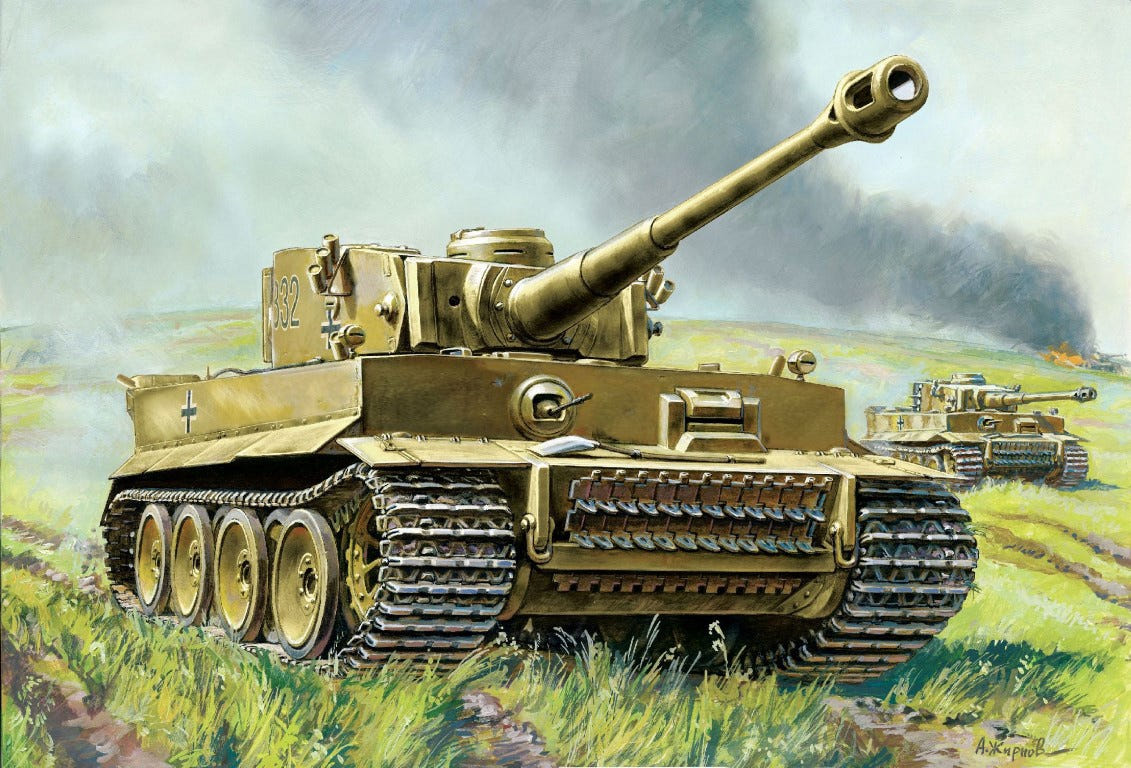 Zvezda 1:35 Tiger I Early (Kursk) - Z3646