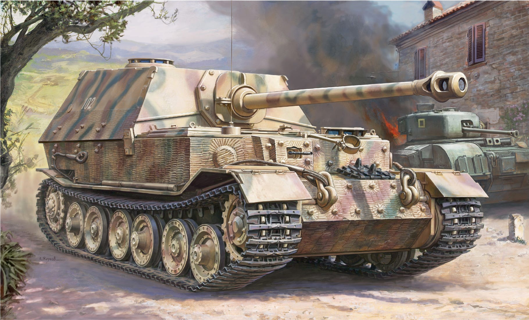 Zvezda 1:35 Elefant Sd.Kfz.184 - Z3659