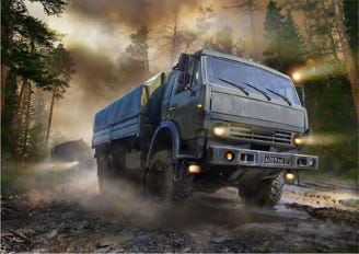 Zvezda 1:35 "Mustang" 6 x 6 Truck - Z3697