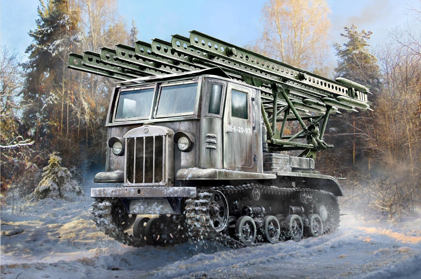 Zvezda 1:35 STZ-5 with BM-13 Katyusha - Z3700