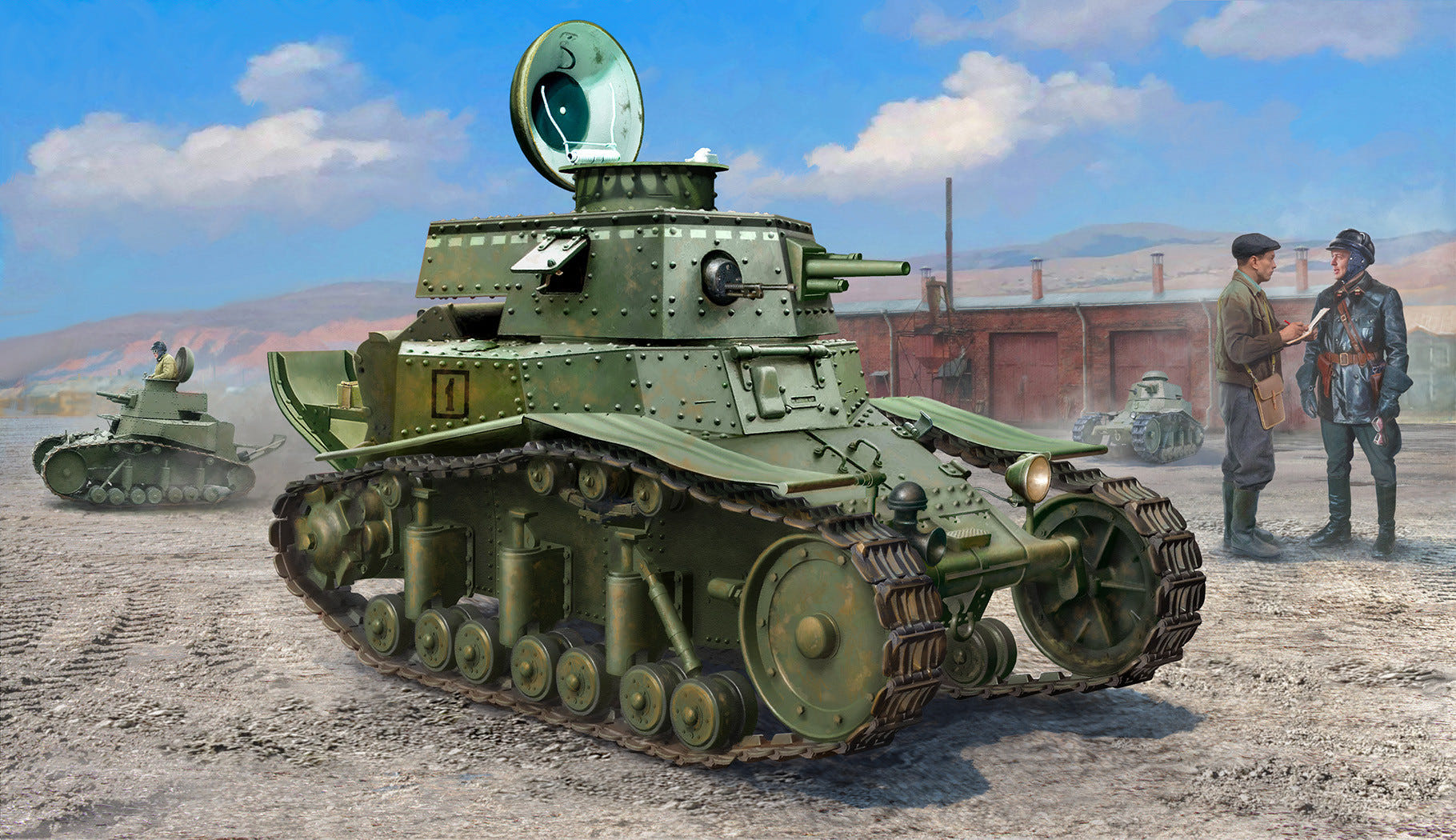 Zvezda 1:35 Soviet Light Tank MS-1 - Z3716