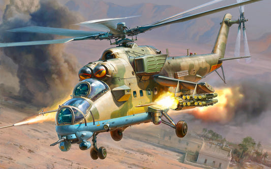 Zvezda 1:48 MIL Mi-35 M "Hind E" - Z4813