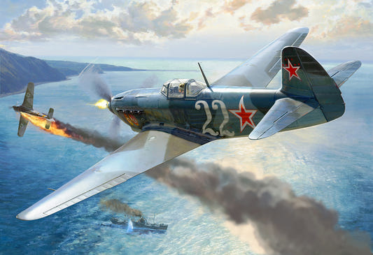Zvezda 1:48 YAK-9 Soviet fighter - Z4815