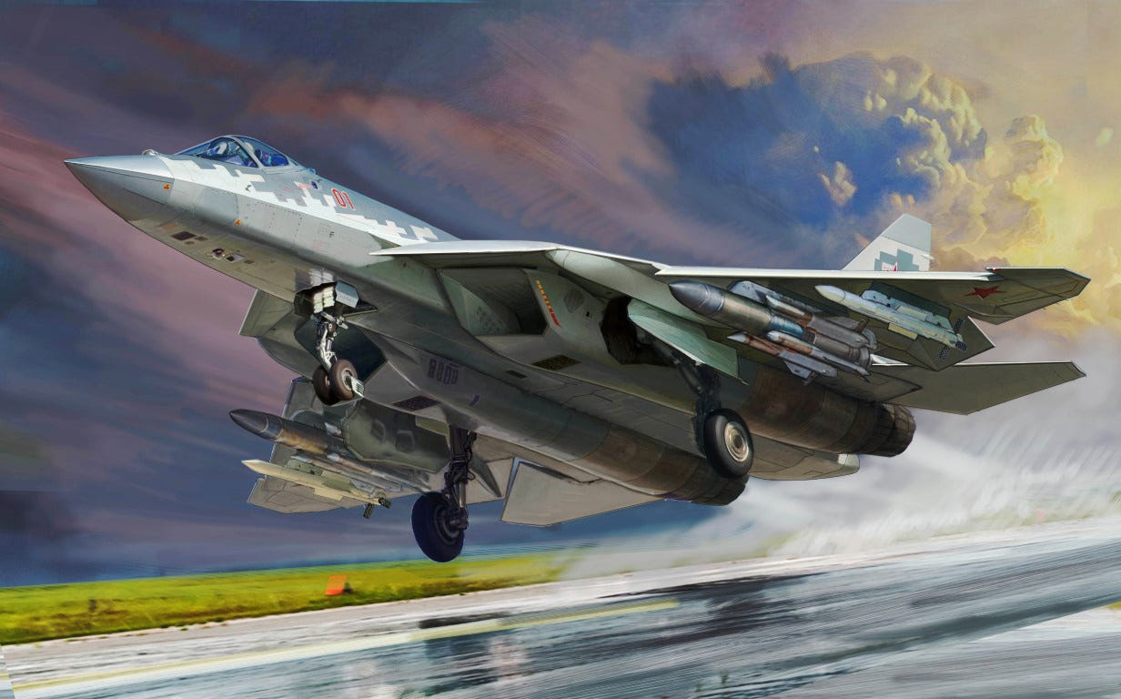 Zvezda 1:48 Suchoi SU-57 - Z4824