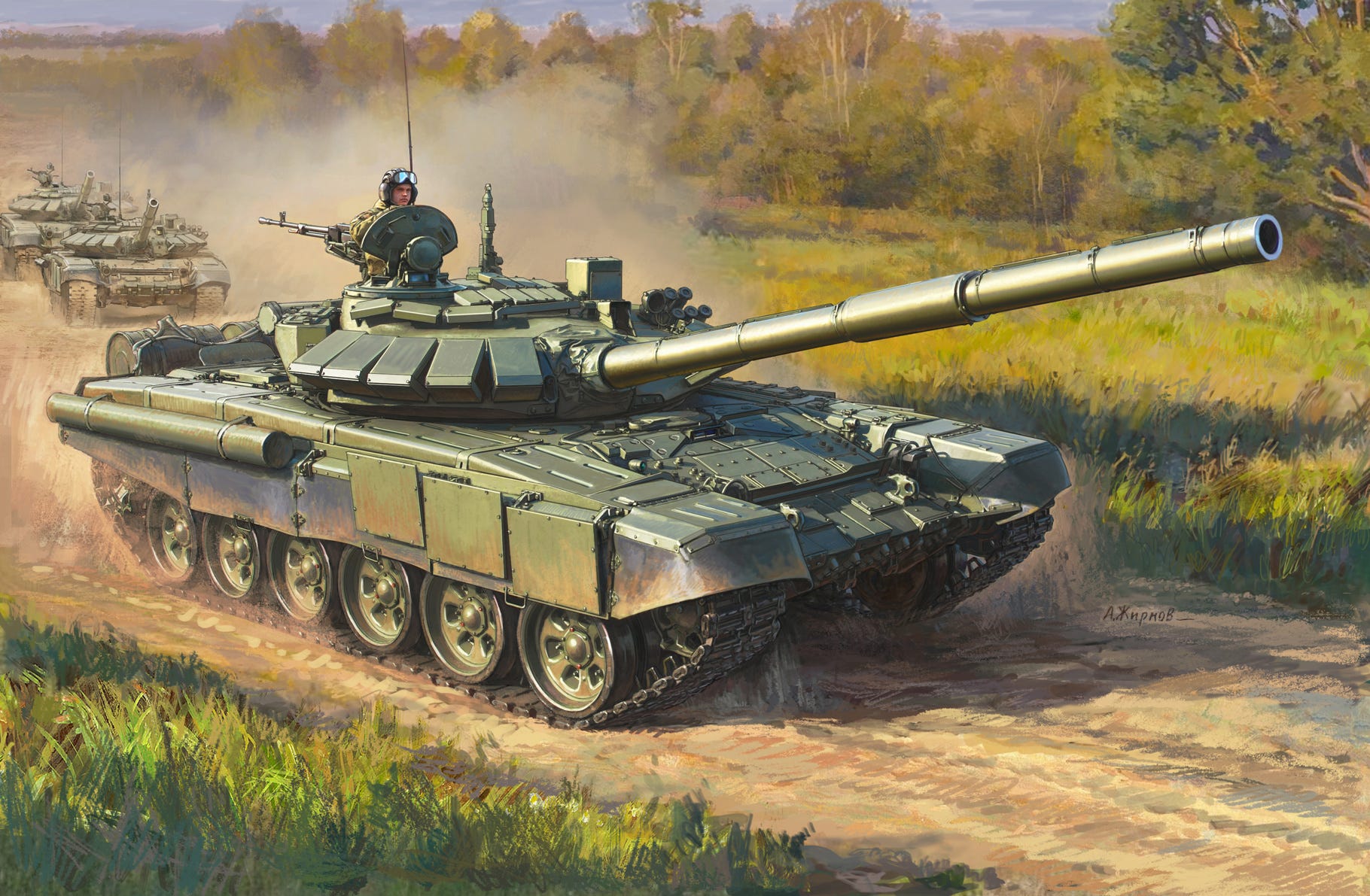 Zvezda 1:72 T-72 B3 Main battle tank - Z5071
