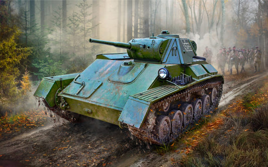 Zvezda 1:72 T-70 Soviet Light Tank - Z5078