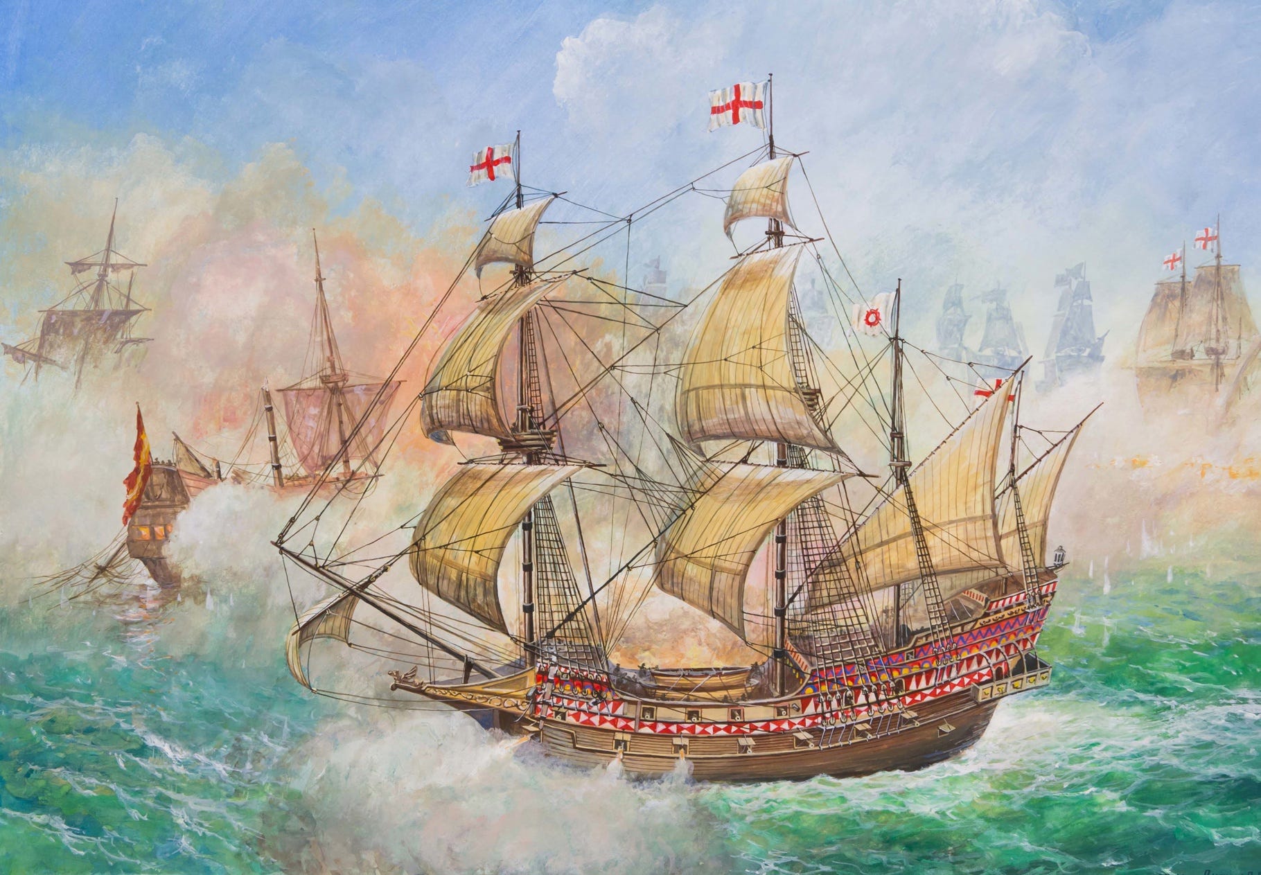 Zvezda 1:350 English ship Revenge - Z6500