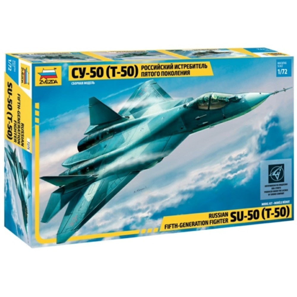 Zvezda Sukhoi T-50 Russian Stealth Fighter Z7275 - Loaded Dice
