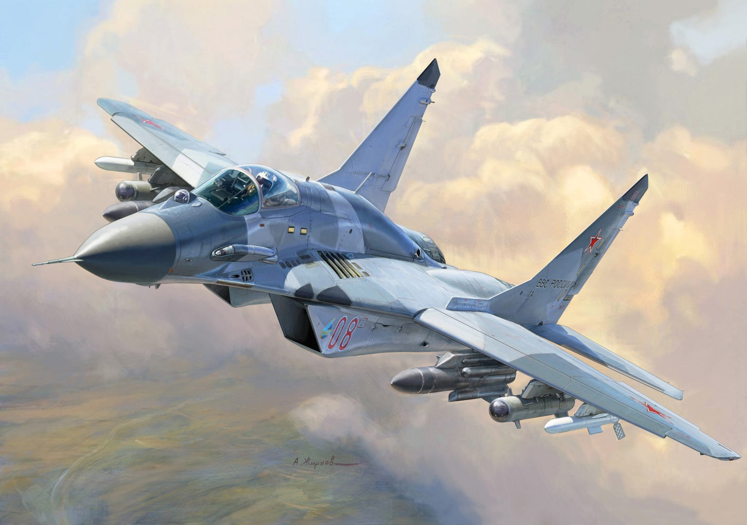 Zvezda 1:72 MIG-29SMT - Z7309