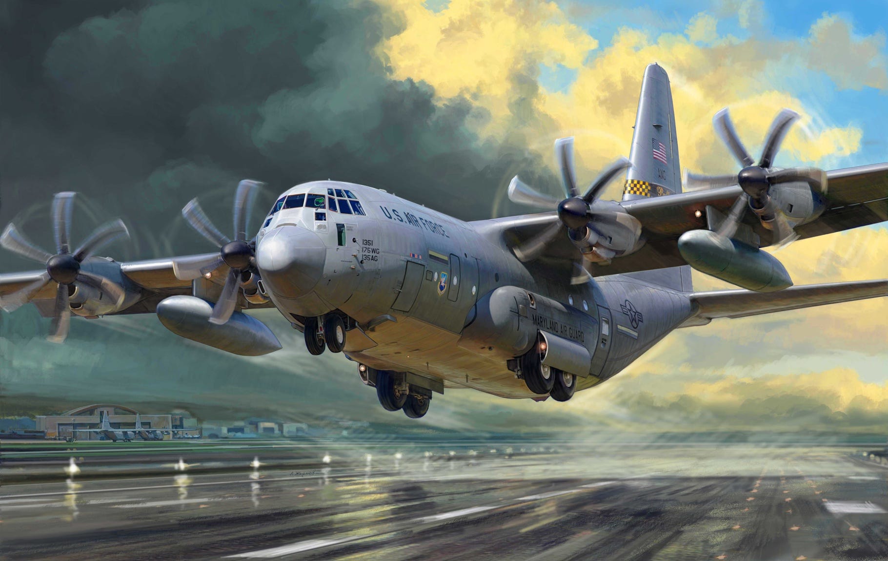 Zvezda 1:72 Hercules C-130J - Z7325